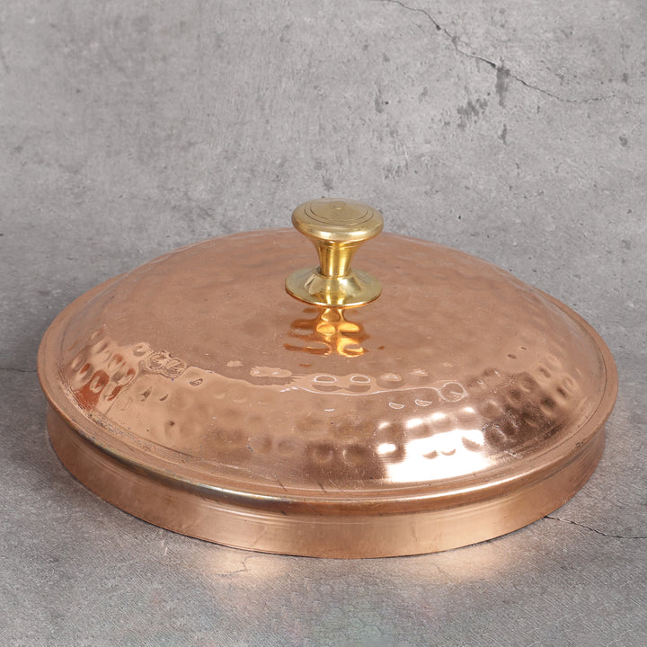 Copper matka with tap tamba water dispenser — close-up material
