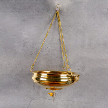 Brass Ayurveda Shirodhara Pot - Traditional Therapy Vessel - Main product view