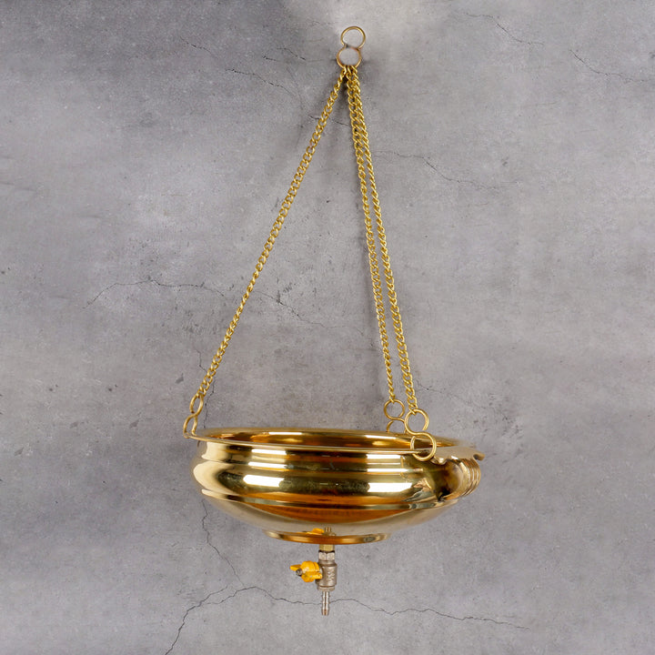 Brass Ayurveda Shirodhara Pot - Traditional Therapy Vessel - Main product view