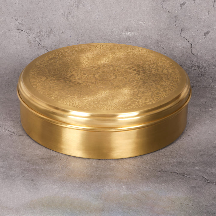 Brass Brass Katordan - Traditional Indian Serving Set traditional handcrafted design