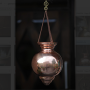 Copper Hanging Shiv Jaldhara Pot for Shivling - Traditional Water Flow Vessel