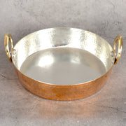 Copper Flat Kadhai Tavi for Jalebi & Malpua – Copper Cookware for Indian Sweets - Main product view