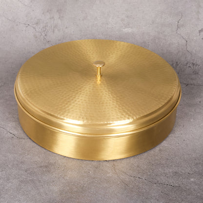 brass masala box
