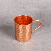 Copper Copper Hammered Mug - Traditional Drinking Cup traditional handcrafted design