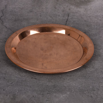 Copper Copper Plain Dhakkan - Traditional Cooking Lid traditional handcrafted design