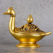 Brass Aroma Dhoop Deep - Fragrance Incense Lamp - Main product view