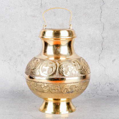 Brass Ganga Jali - Sacred River Water Vessel - Main product view