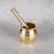 Brass Hamamdasta - Traditional Mortar and Pestle Set - Main product view