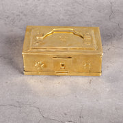 Brass Brass Pooja Peti - Sacred Prayer Box traditional handcrafted design