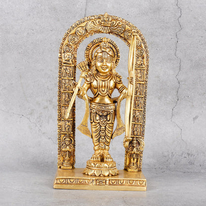Brass Ram Lala Murti - Antique Lord Rama Idol - Main product view