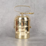 Brass Brass Tiffin Box with Spoon - Traditional Lunch Box traditional handcrafted design