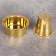 Brass Coffee Dabra Set - Traditional South Indian Coffee traditional handcrafted design