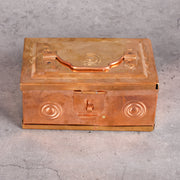 Copper Copper Pooja Peti - Sacred Storage Box traditional handcrafted design