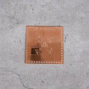 Swastik Yantra Brass Sheet - Sacred Geometry Art - Main product view